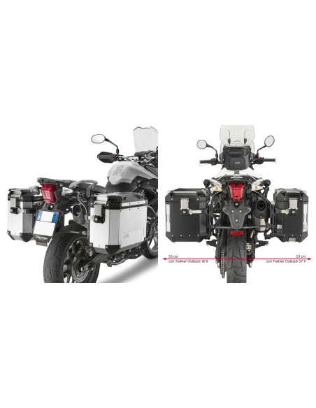 Support Valise Outback Triumph Tiger XC-800 | 2011 à 2017