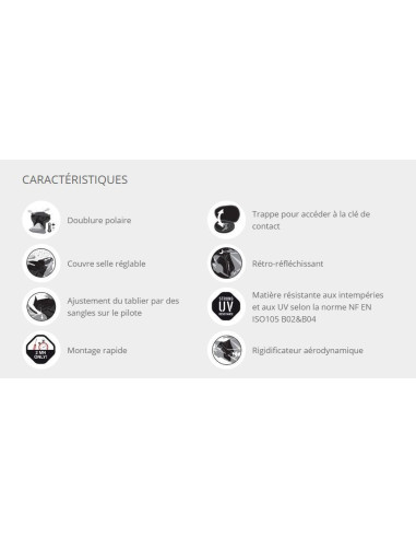 Tablier Boomerang Honda SH 300i 2015 à 2016