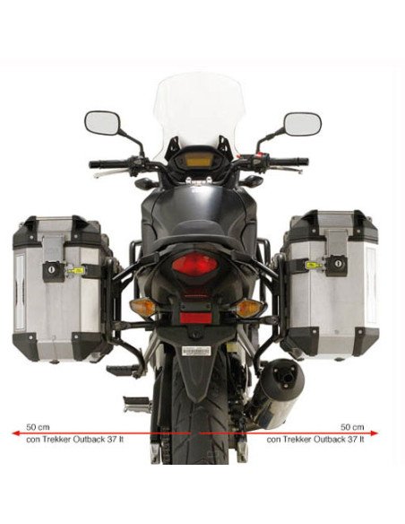 Support Valise Honda CB 500 de 2013 à 2018