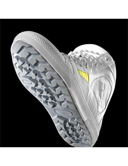 Baskets Moto Furygan Sacramento D3O® Blanc