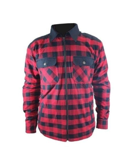 Chemise Moto Harisson Ranger Noir Rouge