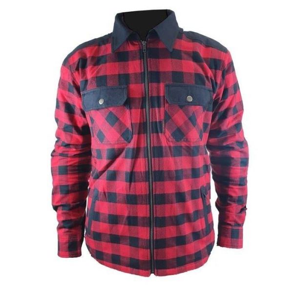 Chemise Moto Harisson Battle Shirt list: Noir et Rouge|Noir|Gris|Rouge|Multicolore