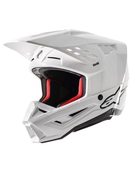 Casque Cross Alpinestars SM5 Blanc