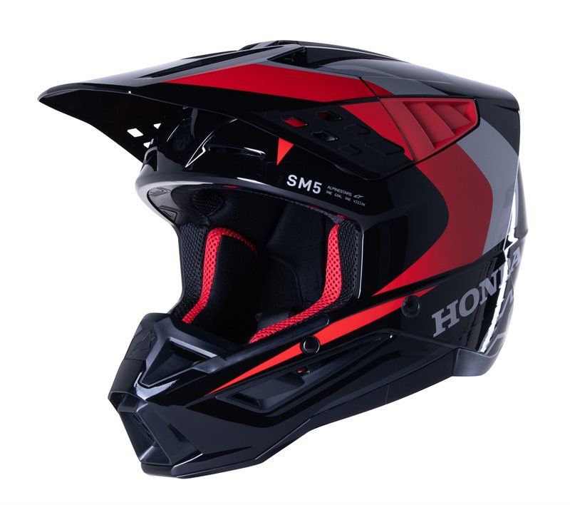 Casque Cross Alpinestars SM5 - ECE 22.06 list: Noir et Rouge|Noir|Blanc|Rouge|Jaune|Bleu|Multicolore