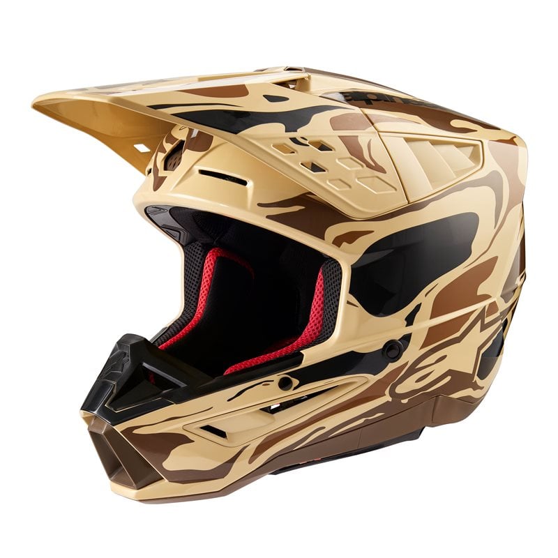 Casque Cross Alpinestars SM5 - ECE 22.06 list: Jaune Camo|Noir|Blanc|Rouge|Jaune|Bleu|Multicolore