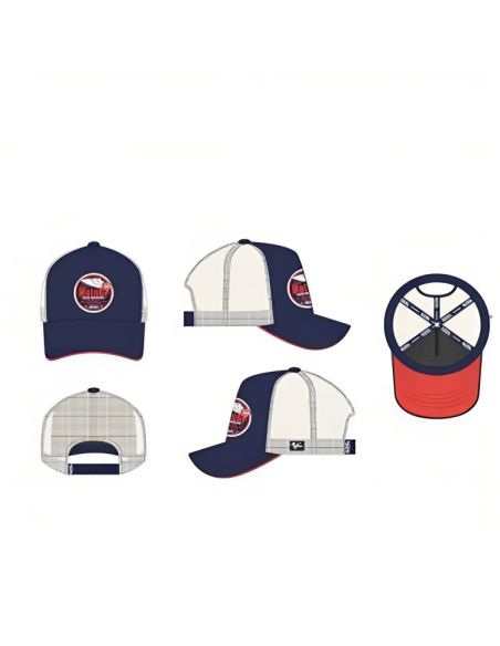 Casquette Von Dutch x Moto GP Bleu-Blanc