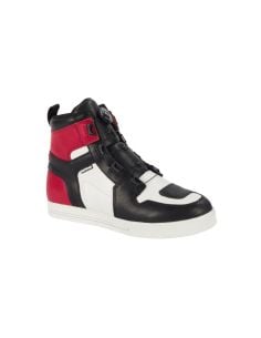 Baskets Moto Bering Reflex A-Top Noir Rouge Blanc 2