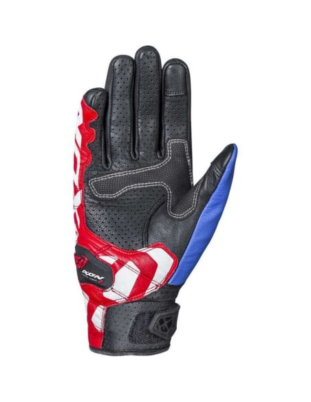 Gants Ixon RS Recon Air Noir-Bleu-Rouge -Blanc