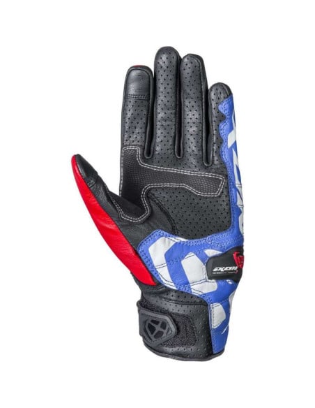 Gants Ixon RS Recon Air Noir-Bleu-Rouge -Blanc