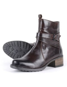 Bottines Moto Femme V'Quattro Legacy 2 Lady Marron