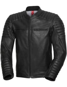 Blouson Moto Cuir IXS Eliott Noir