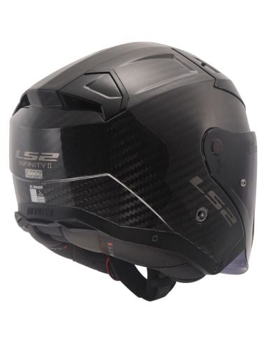 Casque LS2 Infinity 2 Carbon  Noir Glossy Brillant