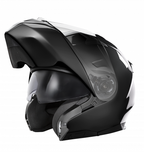 Casque Stormer Spark list: Noir Brillant|Noir|Gris