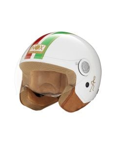 Casque Jet Nox N210 Evo Blanc Italie