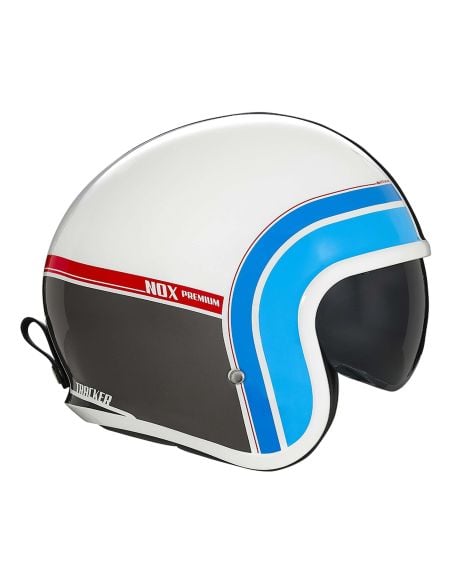Casque Nox Next Tracker Blanc Bleu