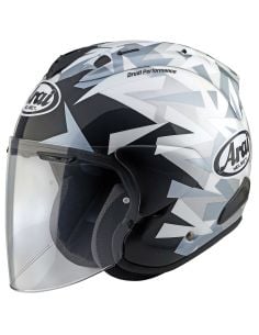 Casque Arai SZ.R Vas Evo Mimesis Noir et Blanc