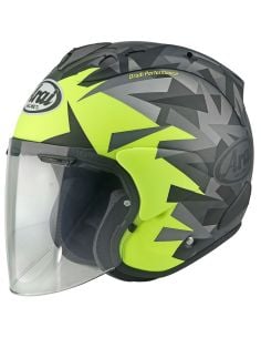 Casque Arai SZ.R Vas Evo Mimesis Noir et Jaune