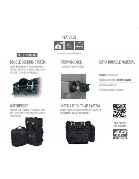 Valises Sacoches Cavalieres Shad TR40 Terra