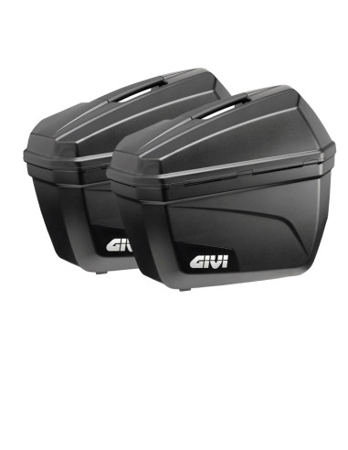 Valise Latérale Moto E22 Noir | 22 Litres