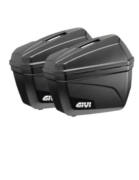 Valise Latérale Moto E22 Noir | 22 Litres