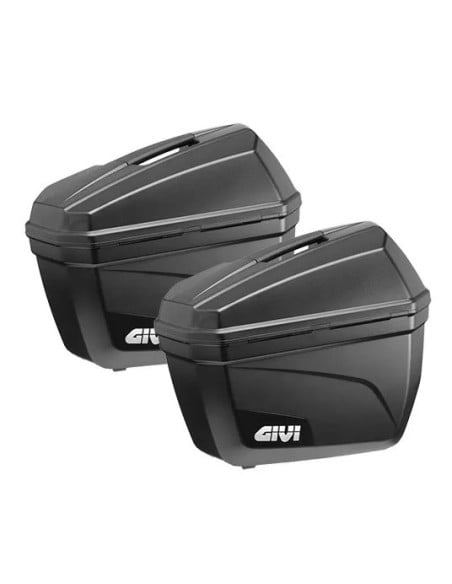 Valise Latérale Moto E22 Noir | 22 Litres