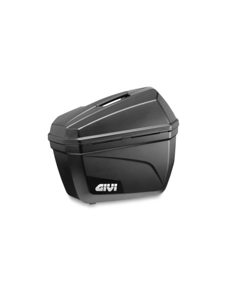 Valise Latérale Moto E22 Noir | 22 Litres