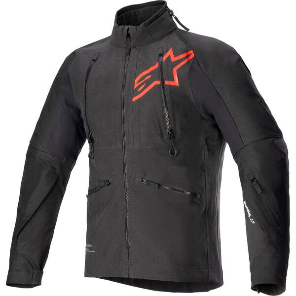 Veste Alpinestars Hyde XT Drystar XF Noir Rouge - Blouson Moto ALPINESTARS