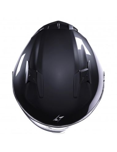 Casque Jet Stormer Rival Noir Brillant