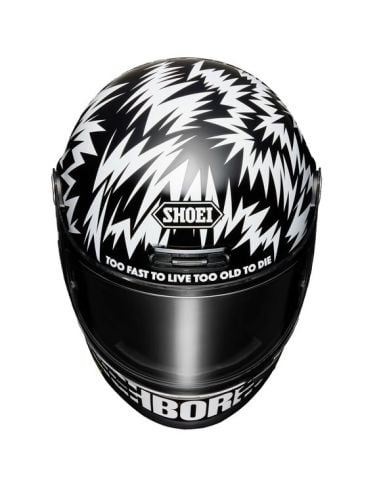 Casque Shoei Glamster 06 Neighborhood x DSC Black and White