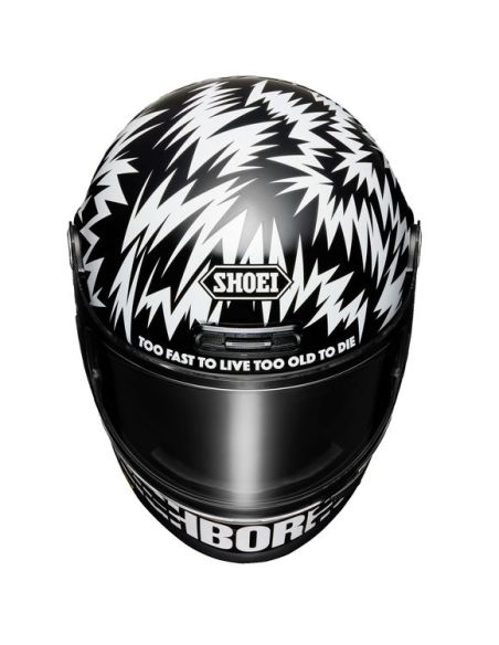 Casque Shoei Glamster 06 Neighborhood x DSC Black and White