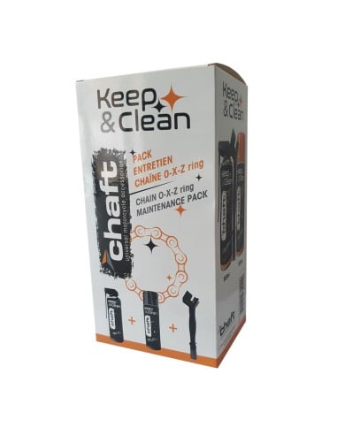 Kit Entretien Chaine de Chaft Keep & Clean Pack