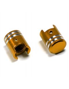 Bouchons Valves Doré