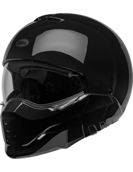Casque Bell Broozer homologué ECE 22-06 Noir Brillant