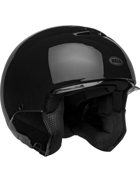 Casque Bell Broozer homologué ECE 22-06 Noir Brillant