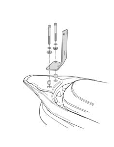 Kit de Fixation Dosseret Shad Piaggio MP3 400 / SPORT