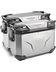 Paire de Valise Givi Trekker Outback Evo 48L-37L | OBKE4837APACK2 Aluminium