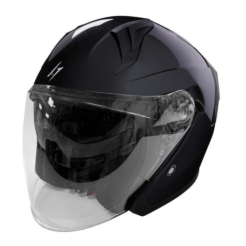 Casque Stormer Run list: Noir Brillant|Noir|Blanc