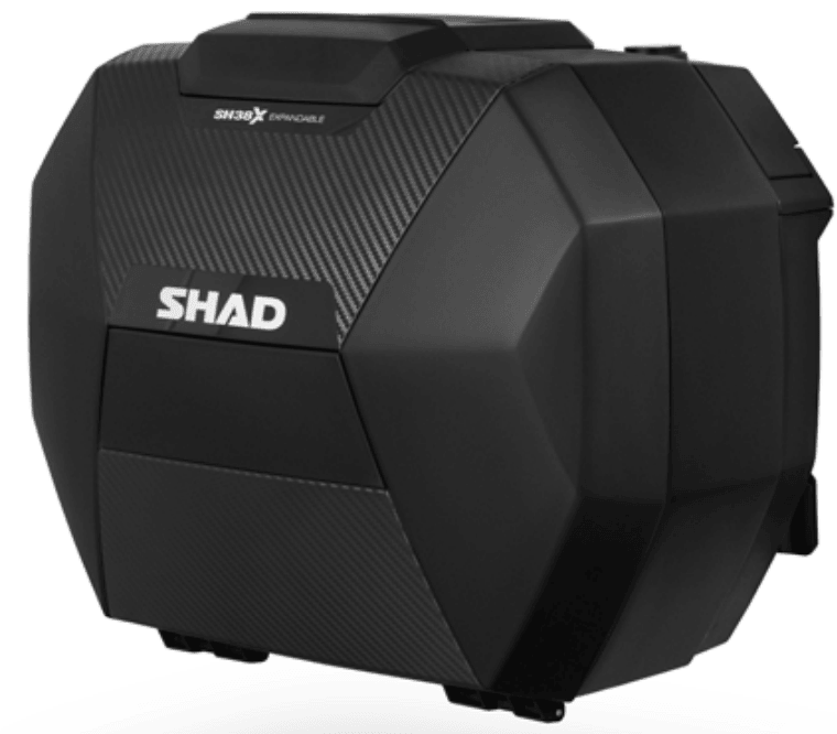 Valises Latérales Shad SH38X Extensibles Carbone - Valise latérale SHAD
