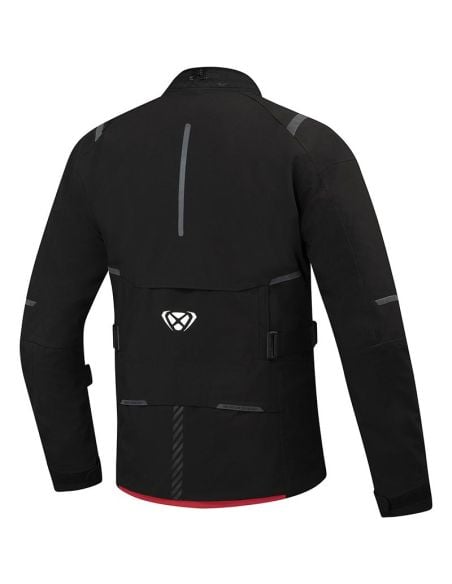 Blouson Touring Ixon M-Skeid Noir-Rouge Blouson Touring Ixon M-Skeid Noir-Rouge