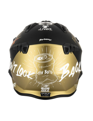 Casque Jet Swaps S769 Trooper Full-Gaz Noir mat or