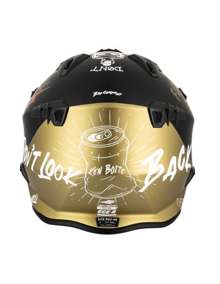 Casque Jet Swaps S769 Trooper Full-Gaz Noir mat or