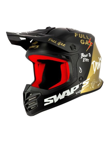 Casque Cross Enfant Swaps S886 Rock'it Casque Cross Enfant Swaps S886 Rock'it