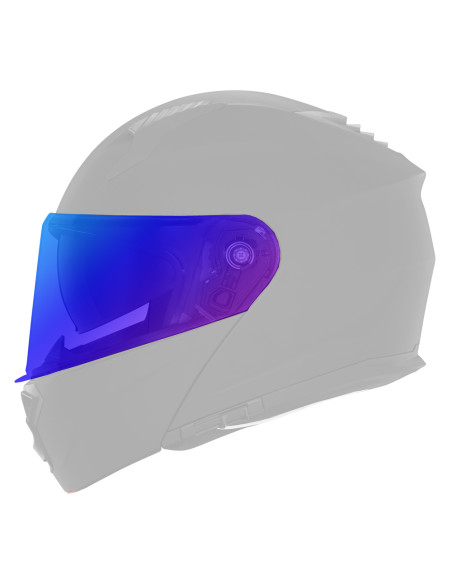 Visière Iridium Nox N968 Irisé Bleu