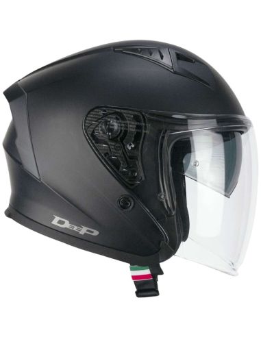 Casque Jet GCM 127A Deep Noir Mat