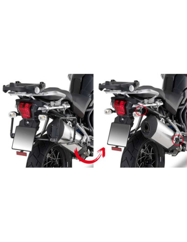 Support Valise Givi Tiger Explorer 1200 2012 à 2017