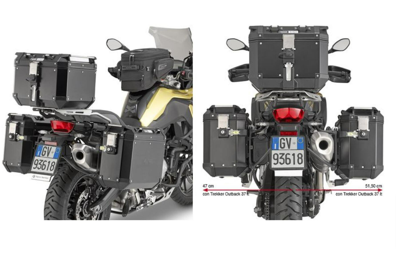 Support Valise Givi Tiger 800 XC/XR 2018 à 2019