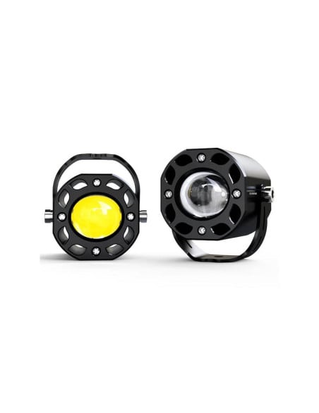 Paire Projecteurs LED Moto RBMAX Ecobene 12v 50w