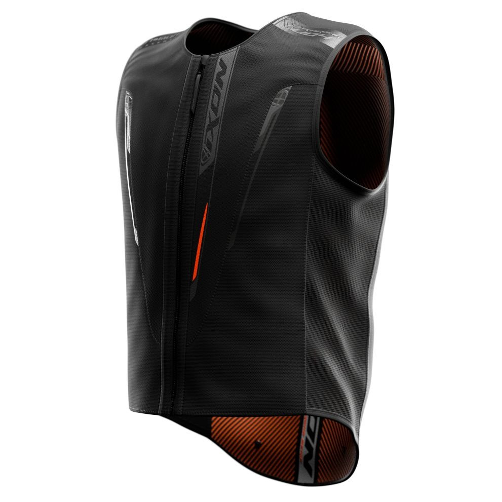 Gilet Airbag Ixon IX-Airbag U04 Noir Gris - Gilet airbag IXON