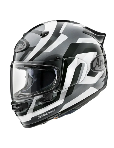 Casque Arai Quantic Snake - Blanc et Noir