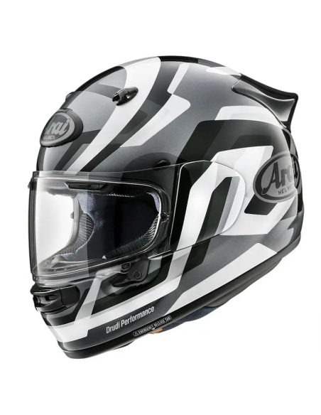 Casque Arai Quantic Snake - Blanc et Noir